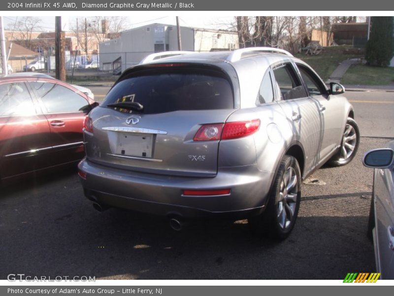 Diamond Graphite Gray Metallic / Black 2004 Infiniti FX 45 AWD