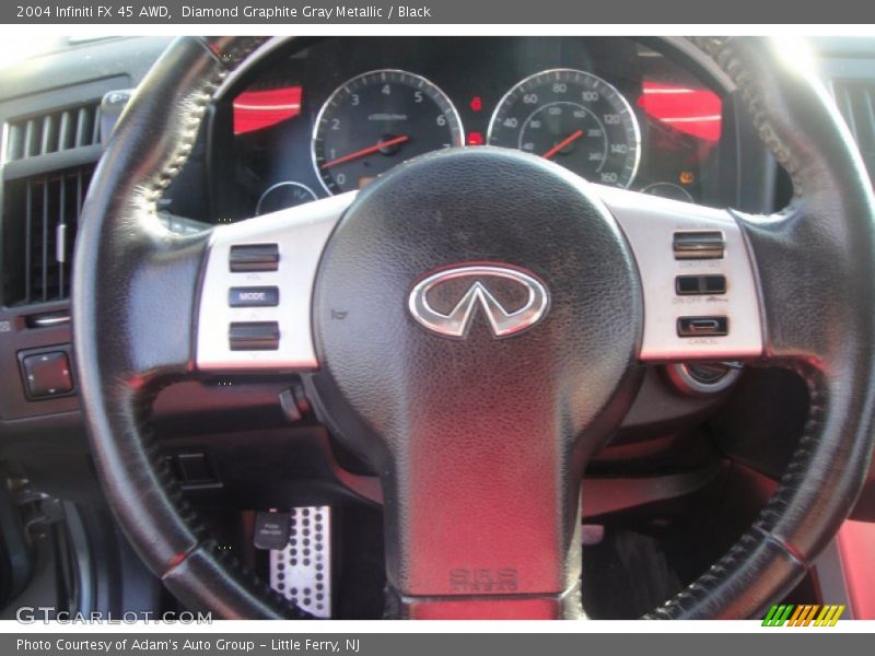 Diamond Graphite Gray Metallic / Black 2004 Infiniti FX 45 AWD