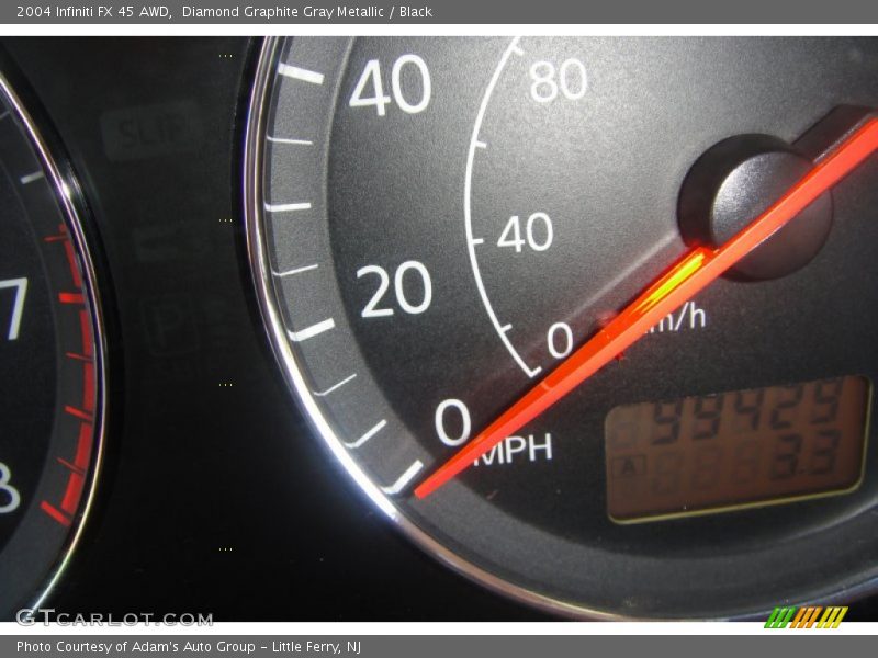 Diamond Graphite Gray Metallic / Black 2004 Infiniti FX 45 AWD