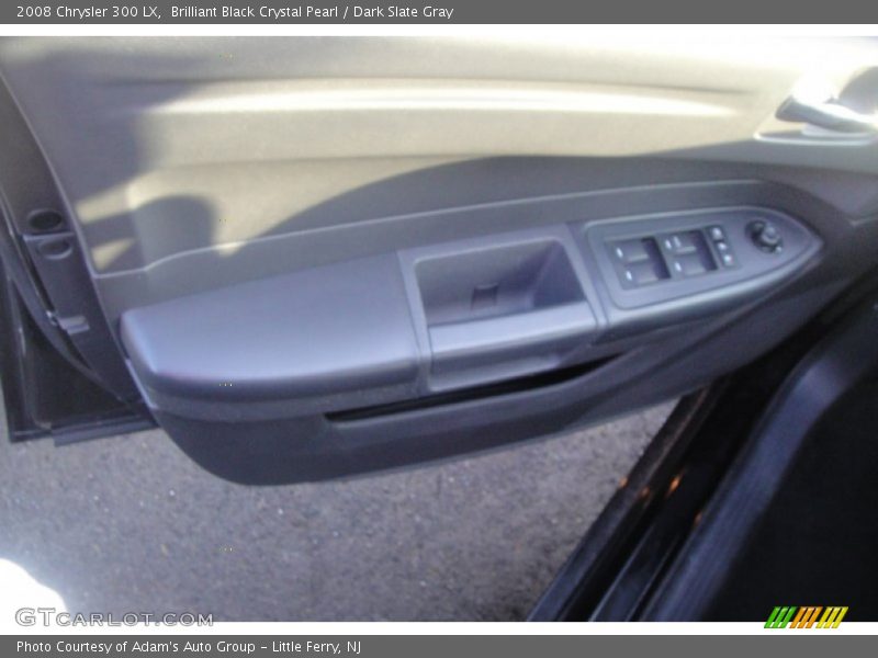 Brilliant Black Crystal Pearl / Dark Slate Gray 2008 Chrysler 300 LX