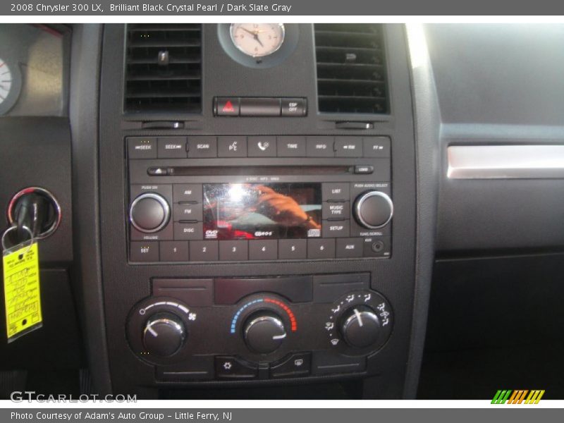 Brilliant Black Crystal Pearl / Dark Slate Gray 2008 Chrysler 300 LX