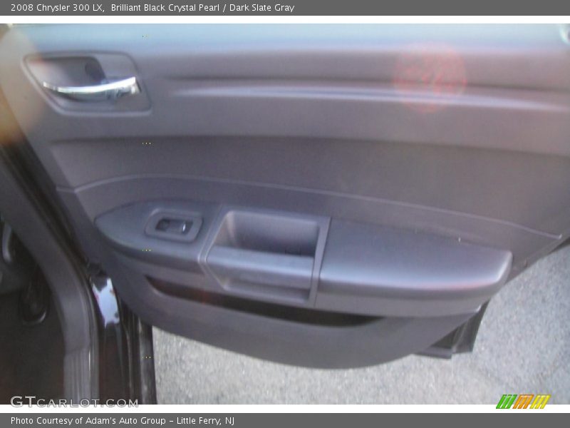 Brilliant Black Crystal Pearl / Dark Slate Gray 2008 Chrysler 300 LX