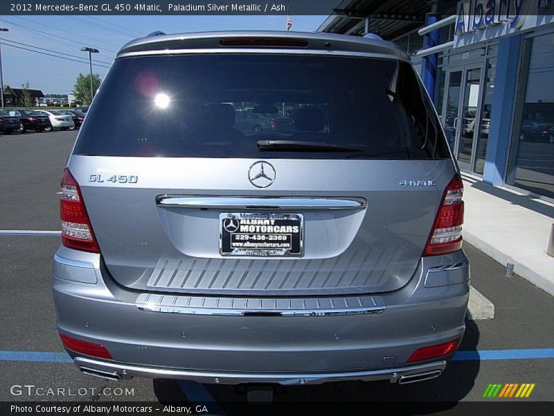 Paladium Silver Metallic / Ash 2012 Mercedes-Benz GL 450 4Matic