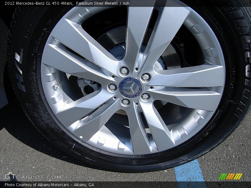 Paladium Silver Metallic / Ash 2012 Mercedes-Benz GL 450 4Matic