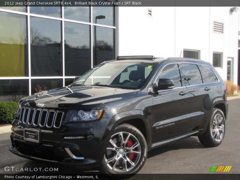 Brilliant Black Crystal Pearl / SRT Black 2012 Jeep Grand Cherokee SRT8 4x4