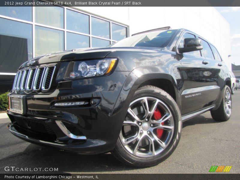 Brilliant Black Crystal Pearl / SRT Black 2012 Jeep Grand Cherokee SRT8 4x4