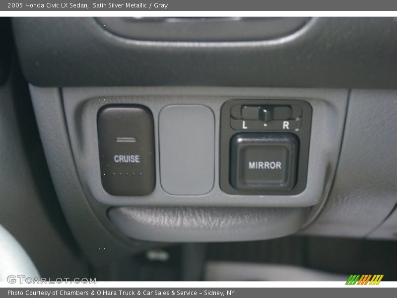 Satin Silver Metallic / Gray 2005 Honda Civic LX Sedan