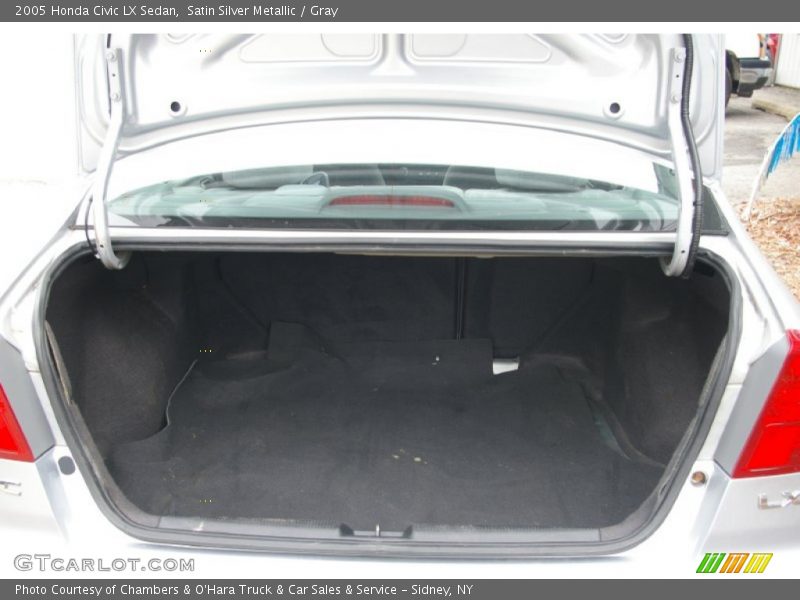 Satin Silver Metallic / Gray 2005 Honda Civic LX Sedan