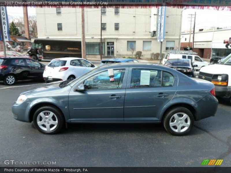 Blue Granite Metallic / Gray 2007 Chevrolet Cobalt LT Sedan