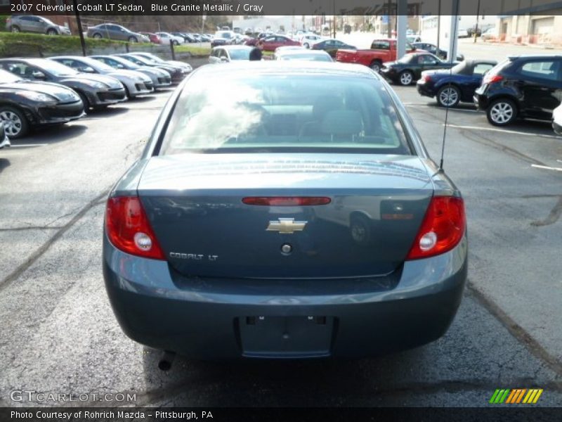 Blue Granite Metallic / Gray 2007 Chevrolet Cobalt LT Sedan