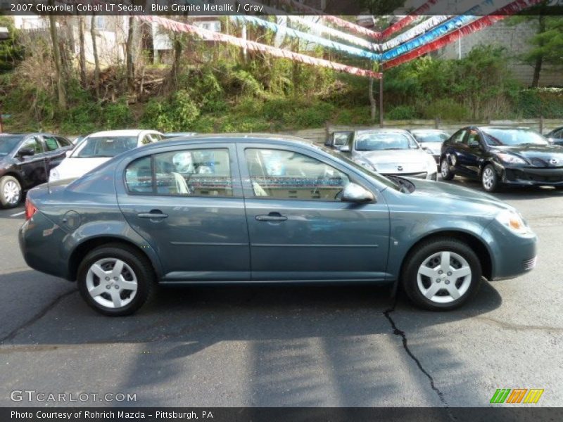 Blue Granite Metallic / Gray 2007 Chevrolet Cobalt LT Sedan