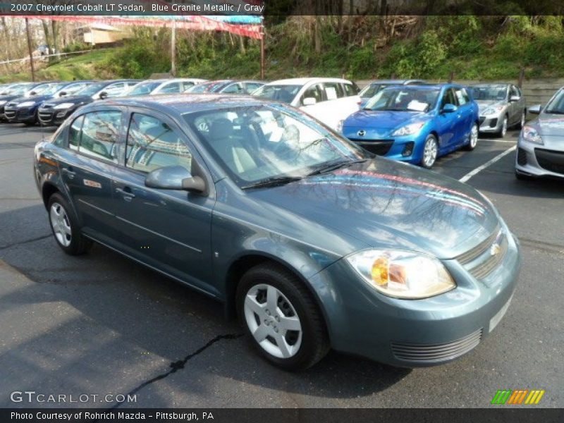 Blue Granite Metallic / Gray 2007 Chevrolet Cobalt LT Sedan