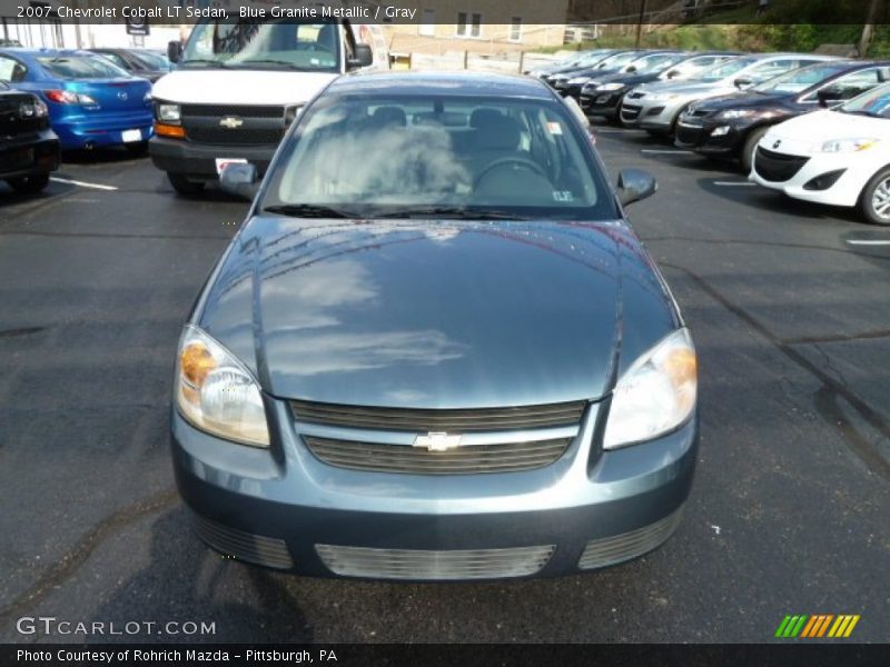 Blue Granite Metallic / Gray 2007 Chevrolet Cobalt LT Sedan
