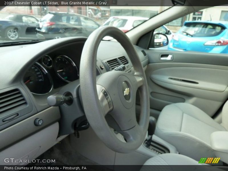 Blue Granite Metallic / Gray 2007 Chevrolet Cobalt LT Sedan