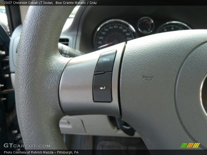 Blue Granite Metallic / Gray 2007 Chevrolet Cobalt LT Sedan