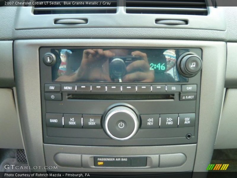 Blue Granite Metallic / Gray 2007 Chevrolet Cobalt LT Sedan
