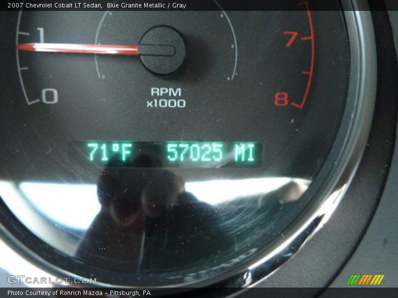 Blue Granite Metallic / Gray 2007 Chevrolet Cobalt LT Sedan
