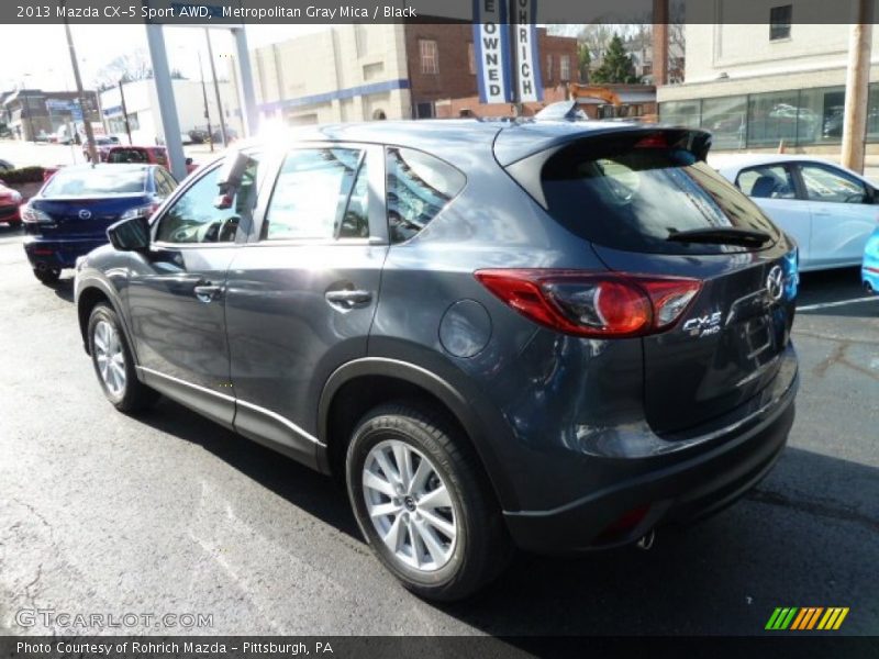 Metropolitan Gray Mica / Black 2013 Mazda CX-5 Sport AWD