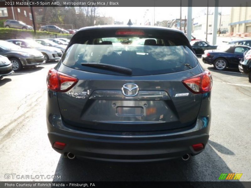 Metropolitan Gray Mica / Black 2013 Mazda CX-5 Sport AWD
