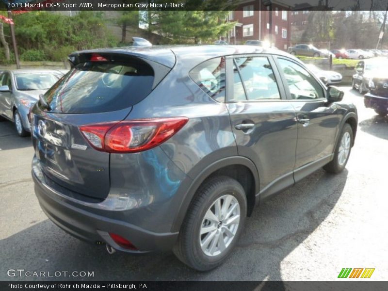 Metropolitan Gray Mica / Black 2013 Mazda CX-5 Sport AWD
