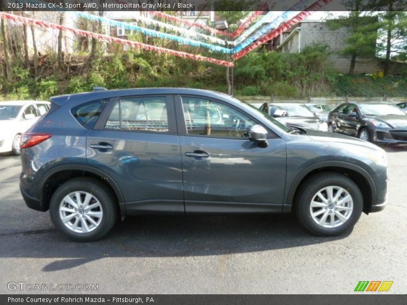 Metropolitan Gray Mica / Black 2013 Mazda CX-5 Sport AWD