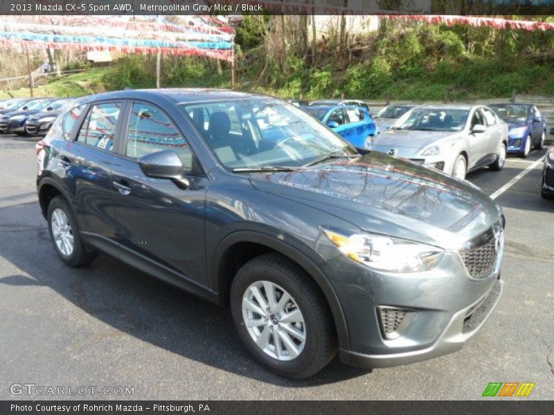 Metropolitan Gray Mica / Black 2013 Mazda CX-5 Sport AWD