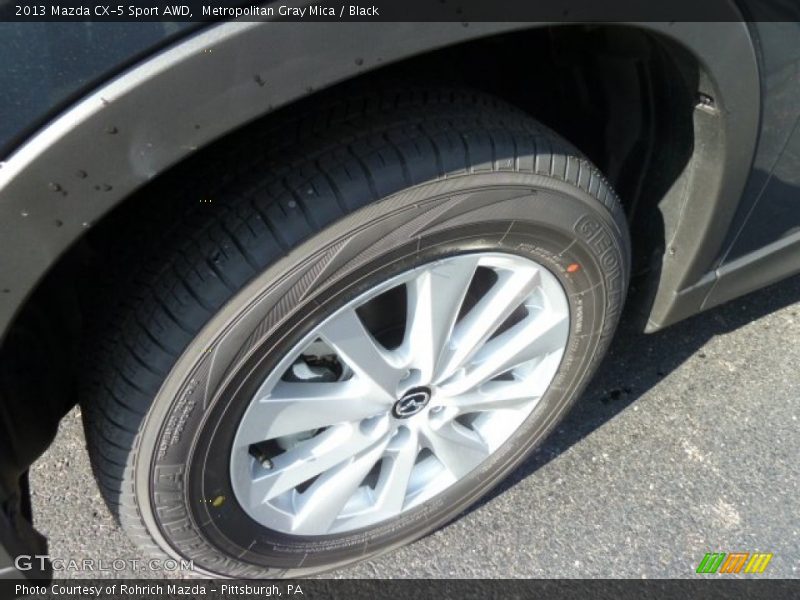 Metropolitan Gray Mica / Black 2013 Mazda CX-5 Sport AWD