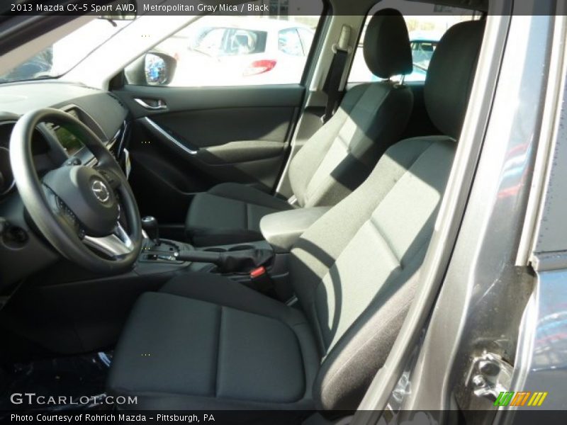 Metropolitan Gray Mica / Black 2013 Mazda CX-5 Sport AWD