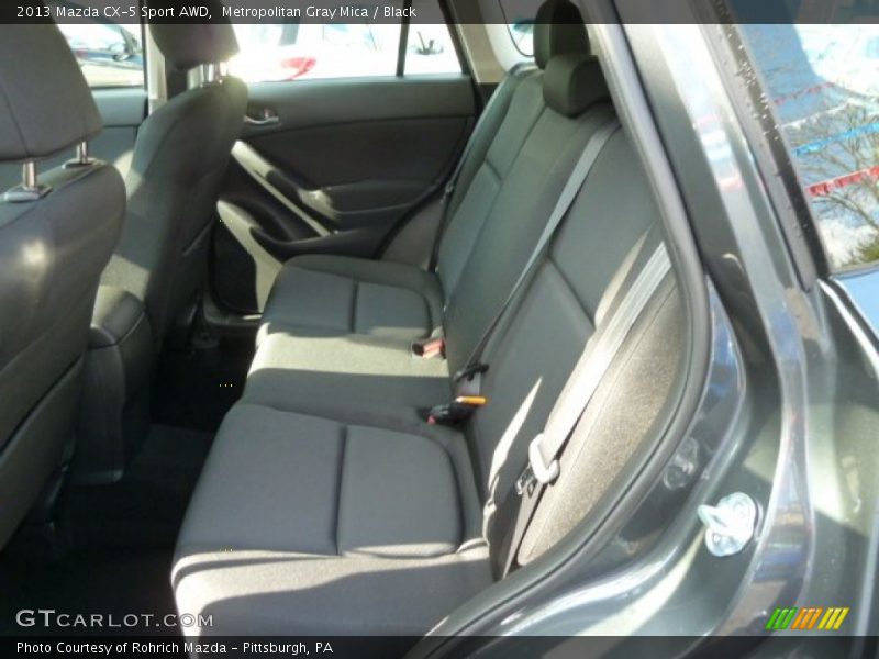 Metropolitan Gray Mica / Black 2013 Mazda CX-5 Sport AWD