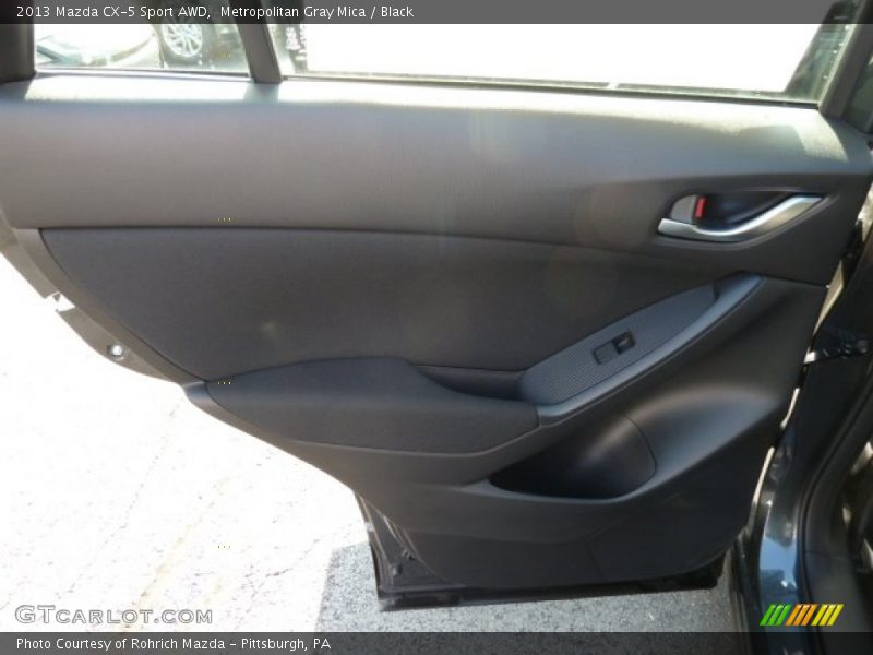 Metropolitan Gray Mica / Black 2013 Mazda CX-5 Sport AWD