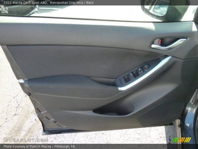 Metropolitan Gray Mica / Black 2013 Mazda CX-5 Sport AWD