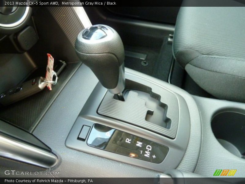 Metropolitan Gray Mica / Black 2013 Mazda CX-5 Sport AWD