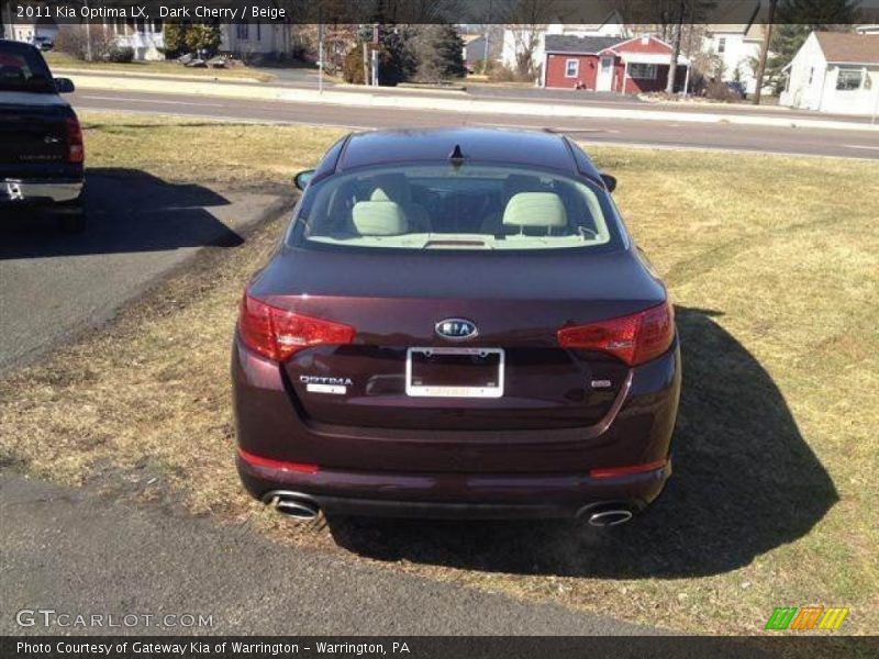 Dark Cherry / Beige 2011 Kia Optima LX