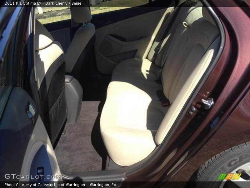 Dark Cherry / Beige 2011 Kia Optima LX