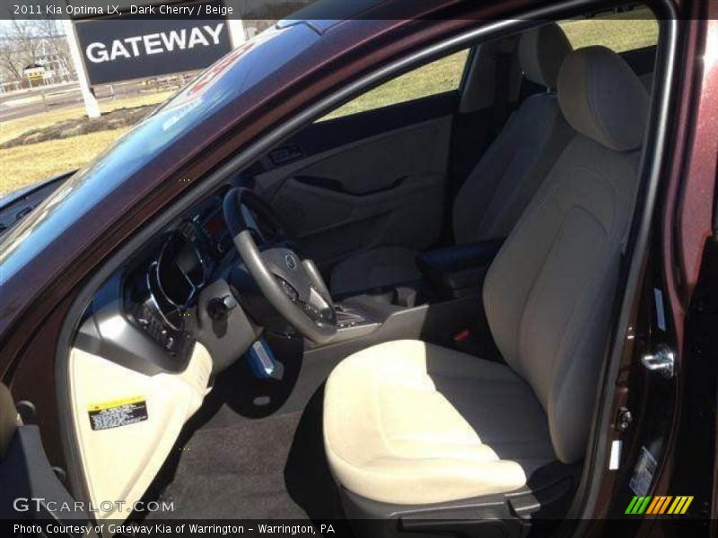 Dark Cherry / Beige 2011 Kia Optima LX