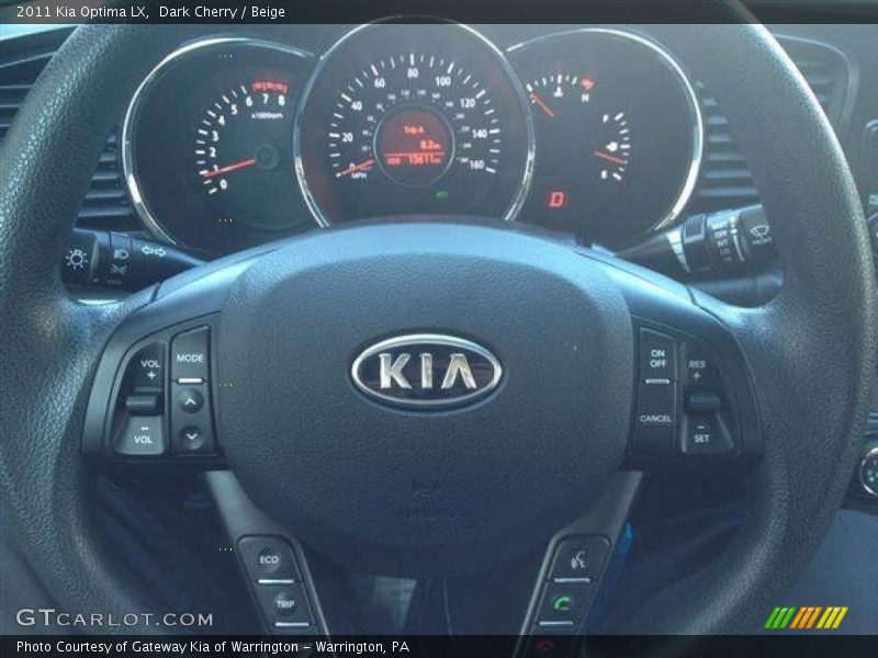 Dark Cherry / Beige 2011 Kia Optima LX