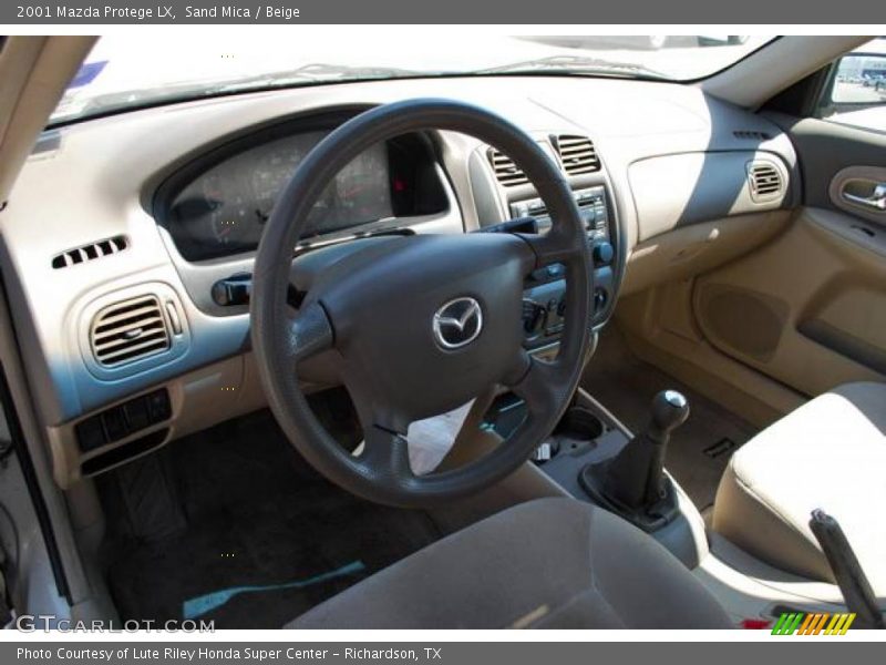 Sand Mica / Beige 2001 Mazda Protege LX