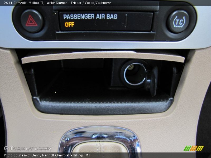White Diamond Tricoat / Cocoa/Cashmere 2011 Chevrolet Malibu LT