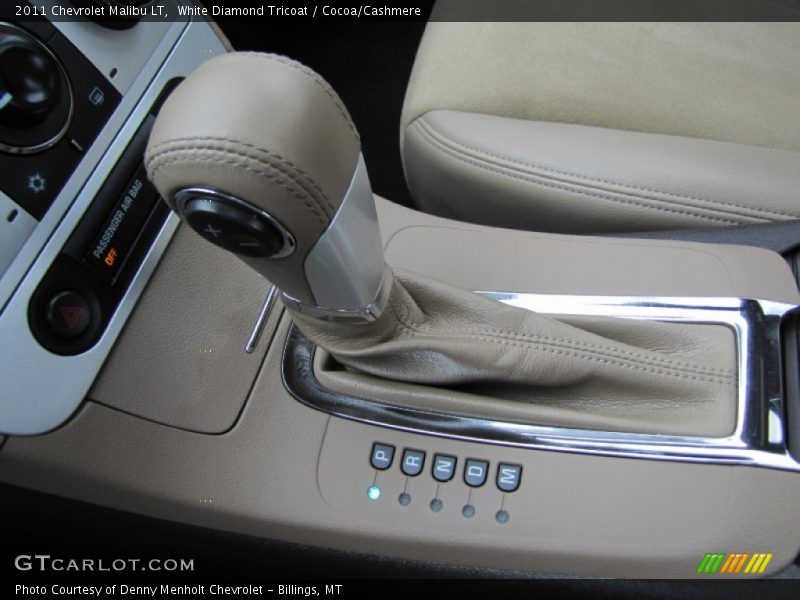 White Diamond Tricoat / Cocoa/Cashmere 2011 Chevrolet Malibu LT