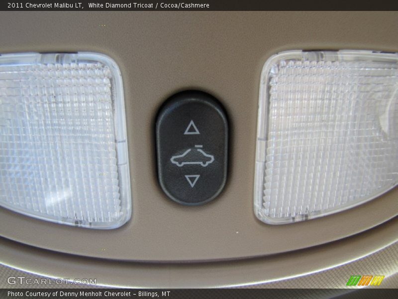 White Diamond Tricoat / Cocoa/Cashmere 2011 Chevrolet Malibu LT