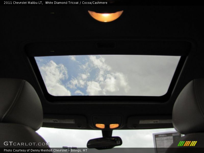 White Diamond Tricoat / Cocoa/Cashmere 2011 Chevrolet Malibu LT