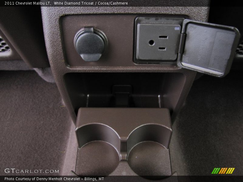 White Diamond Tricoat / Cocoa/Cashmere 2011 Chevrolet Malibu LT