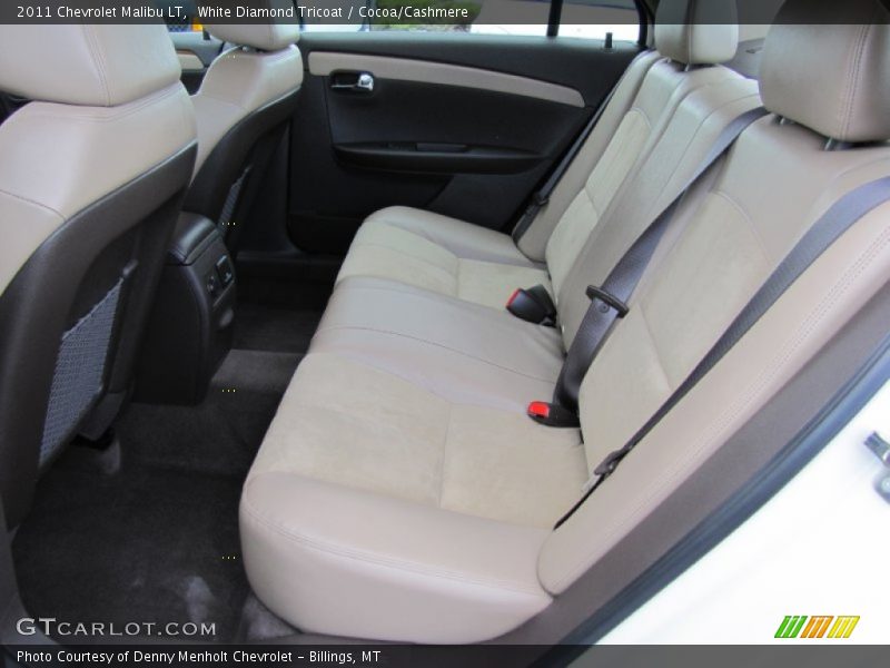 White Diamond Tricoat / Cocoa/Cashmere 2011 Chevrolet Malibu LT