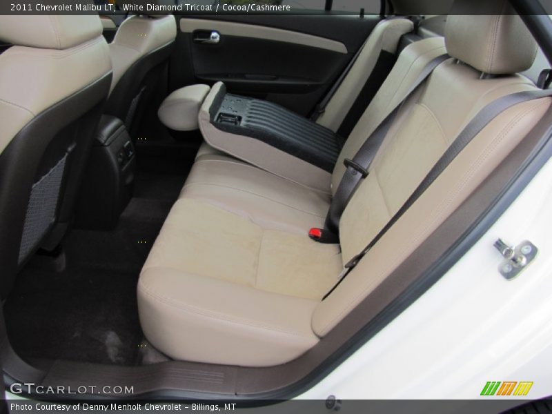 White Diamond Tricoat / Cocoa/Cashmere 2011 Chevrolet Malibu LT