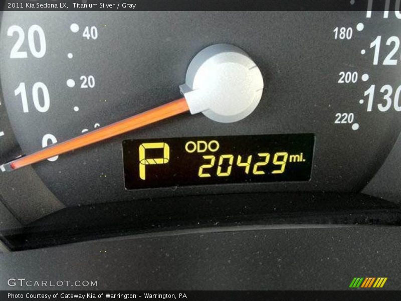 Titanium Silver / Gray 2011 Kia Sedona LX