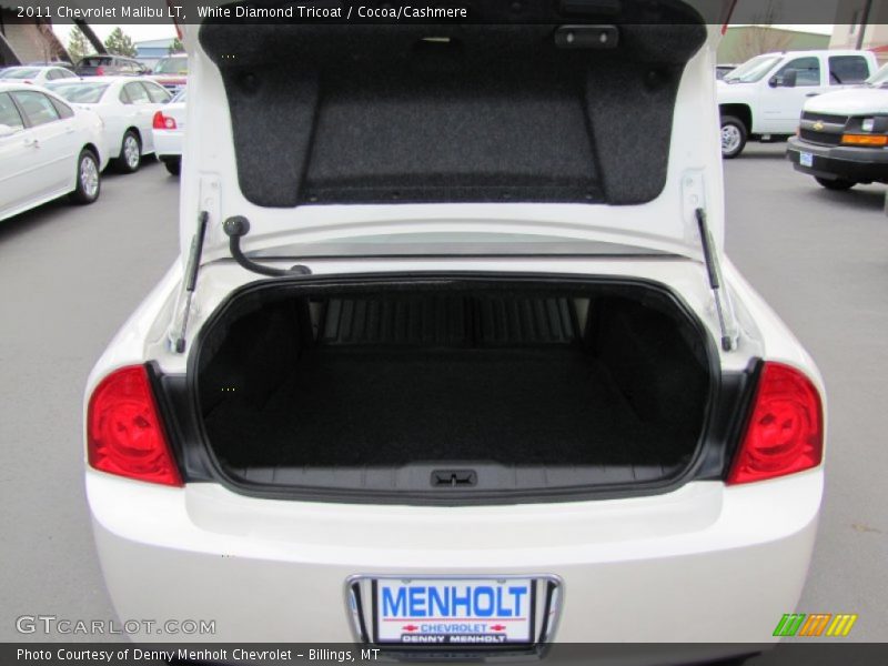 White Diamond Tricoat / Cocoa/Cashmere 2011 Chevrolet Malibu LT