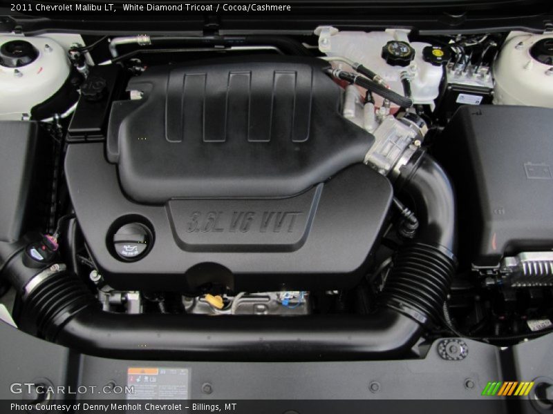 White Diamond Tricoat / Cocoa/Cashmere 2011 Chevrolet Malibu LT
