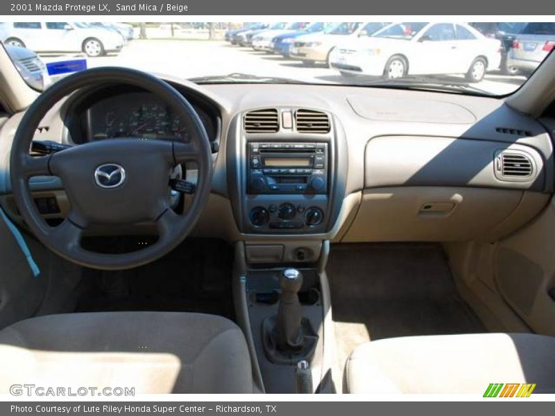 Sand Mica / Beige 2001 Mazda Protege LX