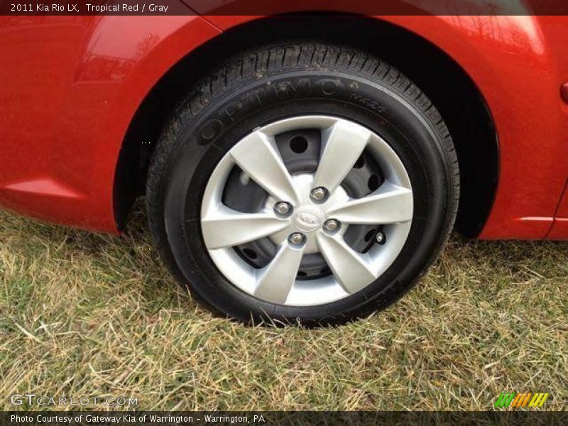 Tropical Red / Gray 2011 Kia Rio LX