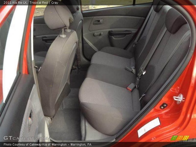 Tropical Red / Gray 2011 Kia Rio LX